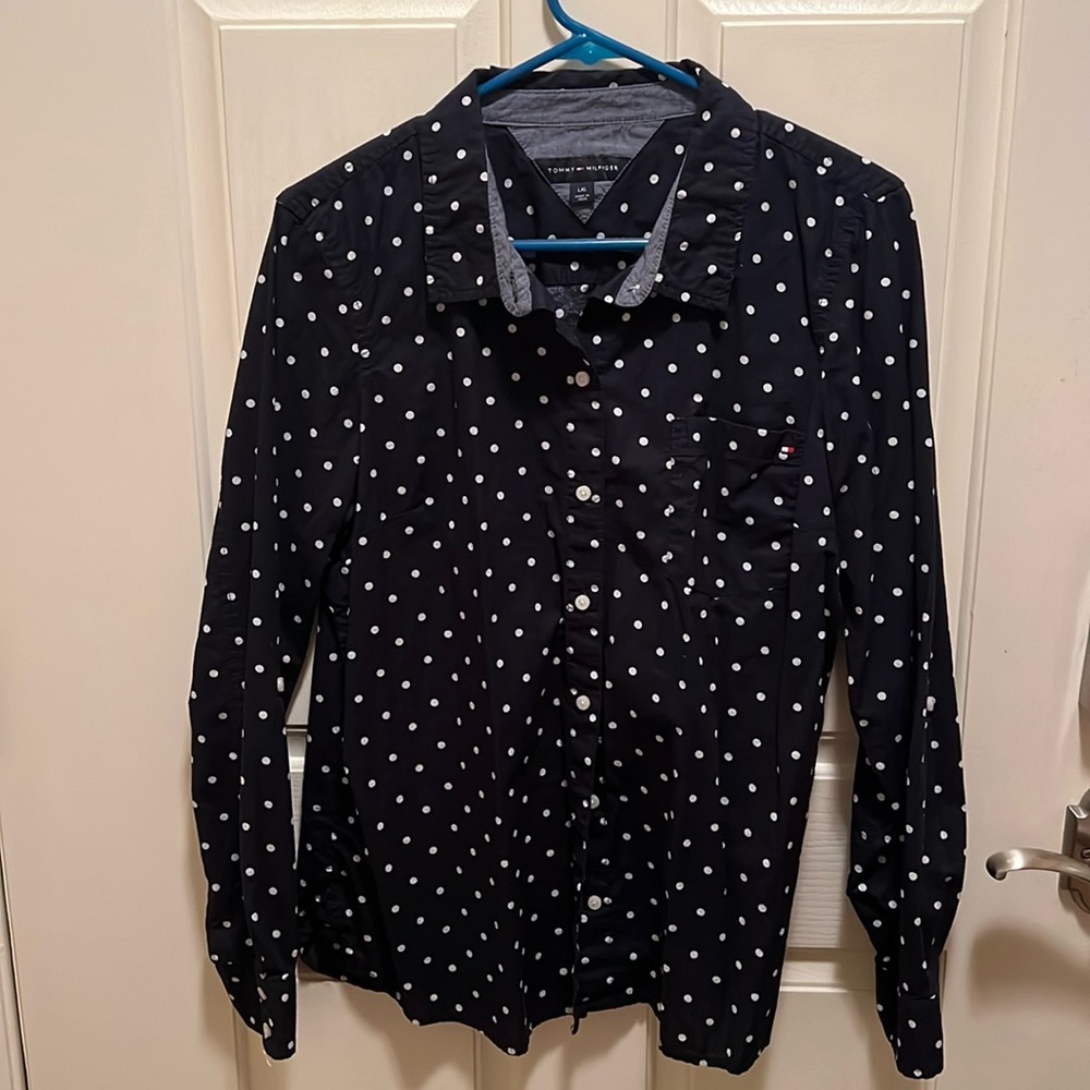 Tommy Hilfiger Navy button down